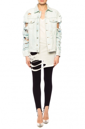 Denim jacket with holes, zdjęcie 2 Denim jacket with holes od Diesel